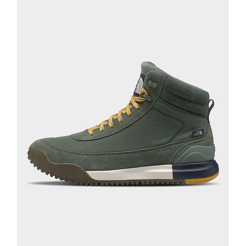 The North Face Back-To-Berkeley Iii Textile Wp Ανδρικα Μπότες Πεζοπορίας - Πρασινο / Σκουρο Μπλε (QP